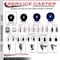 Service Caster 3'' Solid Poly Swivel 1-5/8'' Expanding Stem Caster with Brake SCC-EX20S314-SPUS-PLB-158 - alternate 4